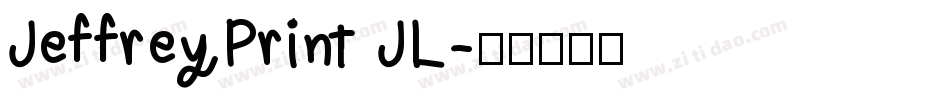 JeffreyPrint JL字体转换